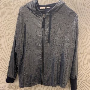 Light Sequin jacket  by Anthropologie